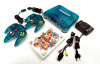 Nintendo 64 konsool (NTSC-J) + lisapult + Mario Party mäng